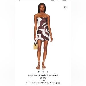 BNWT Revolve SNDYS Angel Mini Dress